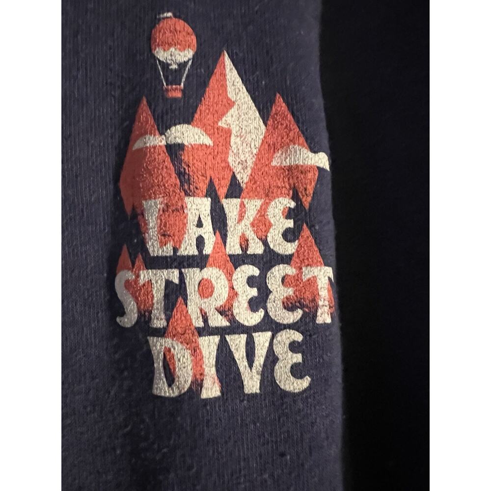 Lake Street Drive Band Tour Zip-Front Hoodie Sweatshirt Blue Unisex XL - Picture 3 of 6